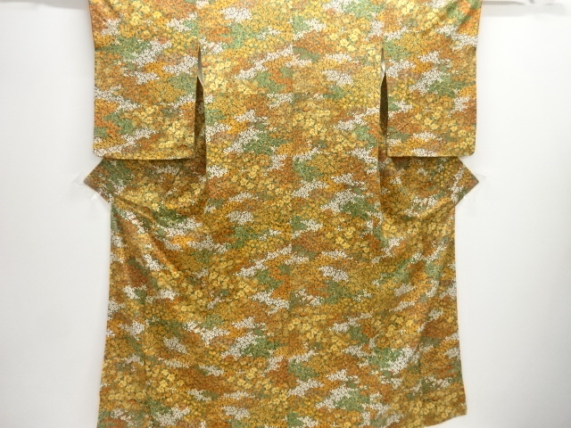 JAPANESE KIMONO / KOMON / FLORAL PLANTS